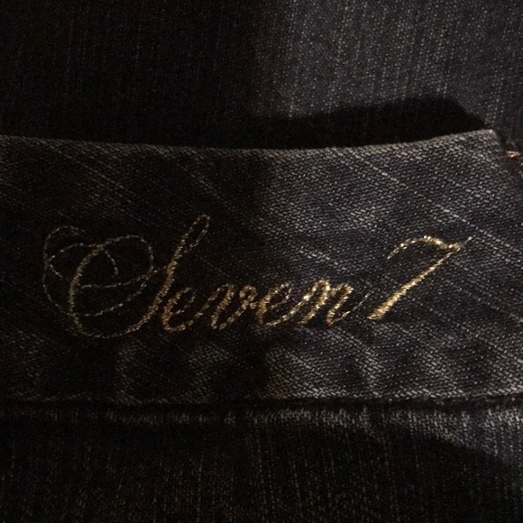 SEVEN7 Bootcut Blue Jeans 6 - Picture 6 of 7